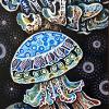 "Jellies" 12" x 24" Acrylic on Canvas original sold