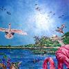 "The Creation of Birds and Fish" from the Days of Creation Series located at Peace Lutheran Church in Arvada, CO