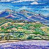 "View From Lake Yellowstone" 11" x 14" Acrylic on Canvas Board